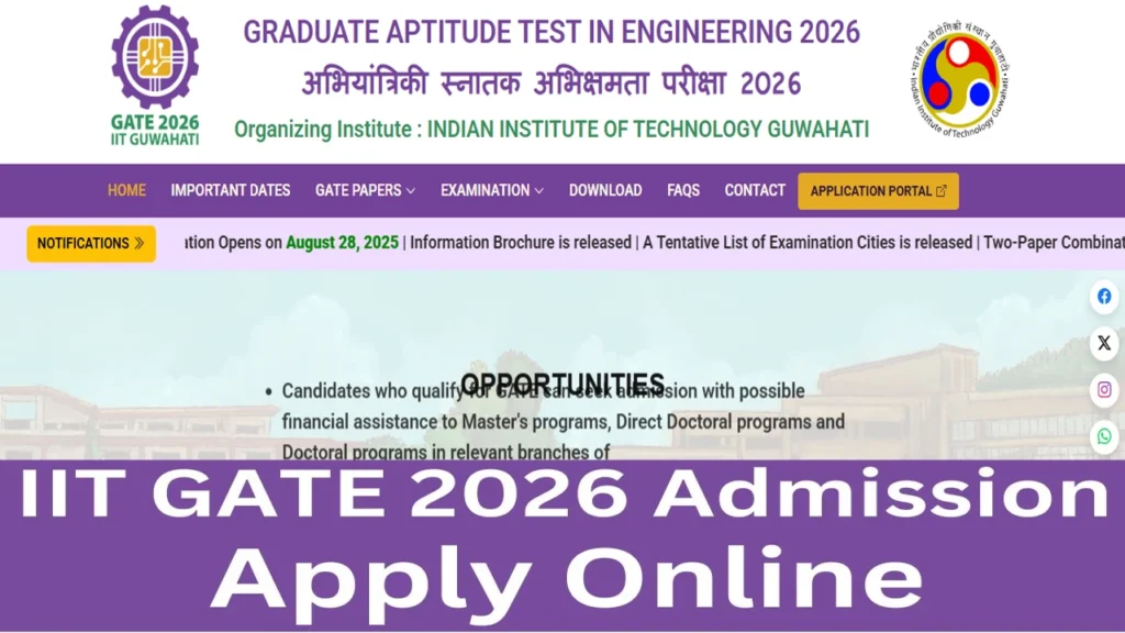 IIT GATE 2026 Admission