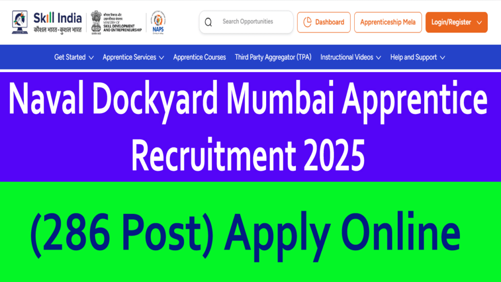 Naval Dockyard Mumbai Apprentice